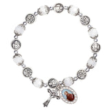 FREE St. Francis/St. Clare Crystal Medal Bracelet