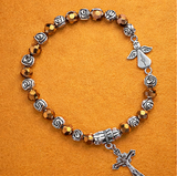 FREE Angel Rose Bead Rosary Bracelet
