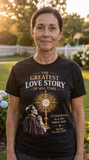 Blessed Fulton Sheen “The Greatest Love Story” Eucharistic T-Shirt