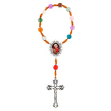 FREE Pope Leo XIV Multicolor One-Decade Cord Rosary