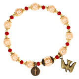 FREE St. Benedict and Holy Spirit Rosary Bracelet