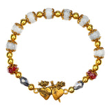 Sacred Hearts Rosary Bracelet (50% OFF)