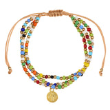 FREE Colorful St. Benedict Triple Cord Bracelet