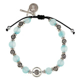 FREE St. Benedict Frosted Bead Rosary Bracelet