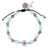 FREE St. Benedict Frosted Bead Rosary Bracelet