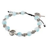 FREE St. Benedict Frosted Bead Rosary Bracelet