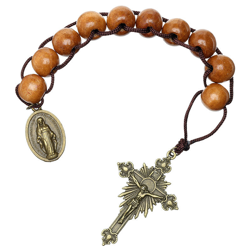 FREE Wood Good Deeds/Sacrifice One Decade Rosary