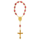 FREE Pink Miraculous Mary One-Decade Rosary