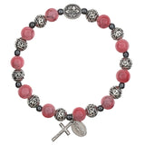 FREE Our Lady of Guadalupe Pink Rosary Bracelet