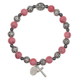FREE Our Lady of Guadalupe Pink Rosary Bracelet