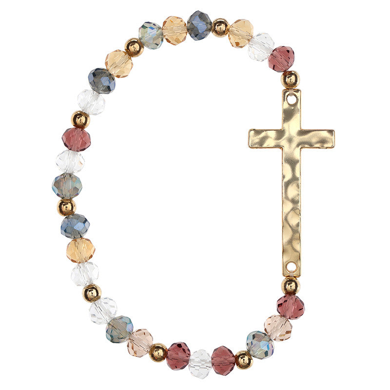 FREE Hammered Cross Bracelet