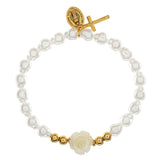 FREE Freshwater Pearl Miraculous Rose Bracelet