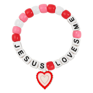 FREE DIY Jesus Loves Me Bracelet Craft Kit