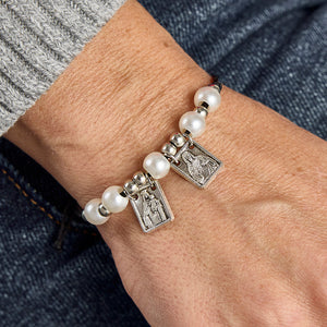 FREE Pearl Scapular Cord Bracelet