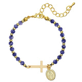FREE Marbled Miraculous Medal and Cross Bracelet