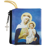 Our Lady of the Rosary Zipper Rosary Case