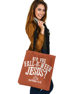 'Fall-O-Ween Jesus' Tote Bag