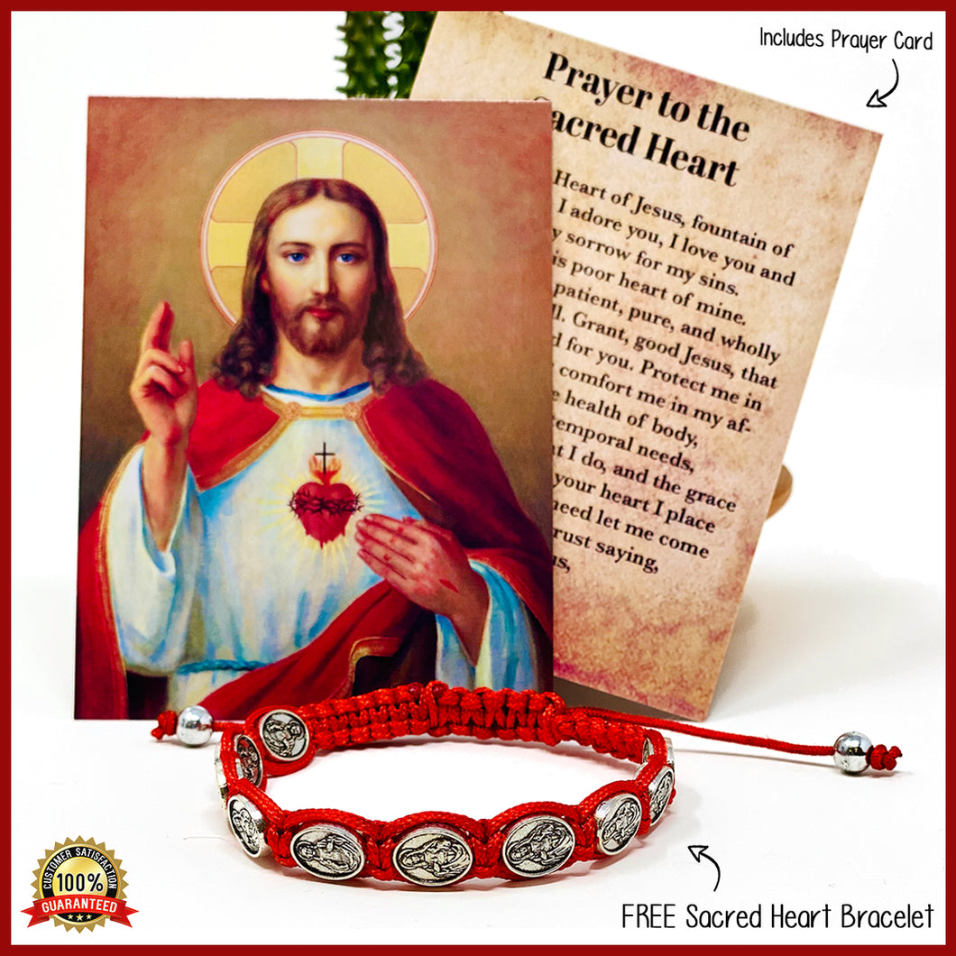 FREE Sacred Heart/Immaculate Heart Bracelet