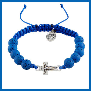 FREE Lava Stone Rosary Bracelet