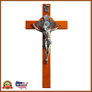 10" Baroque Crucifix Solid (Free Shipping)