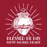 Blessed Be His Most Sacred Heart Poster 16x16