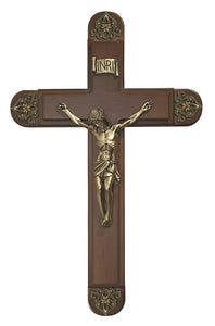 Antique Bronze 15" Sick Call Crucifix