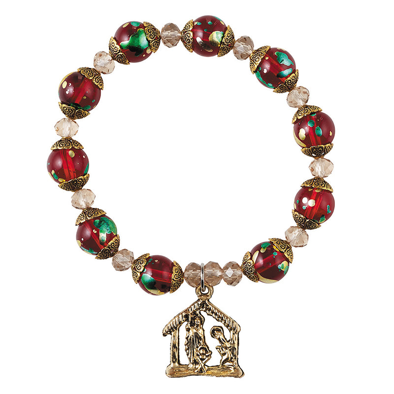 FREE Nativity Rosary Bracelet