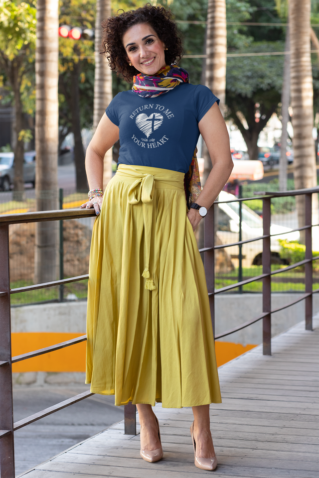 “Return to me with all your Heart” Lenten Shirt
