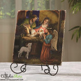 Marco Sevelli Tile Plaque - Away In A Manger