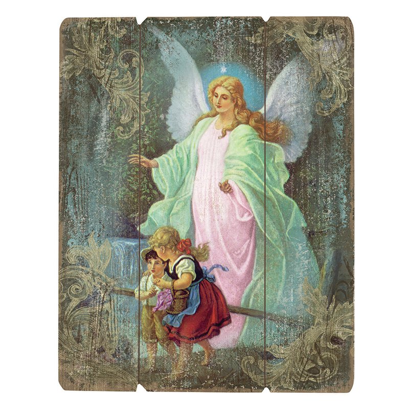Guardian Angel - Wood Pallet Sign