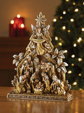 Metallic Nativity Figurine