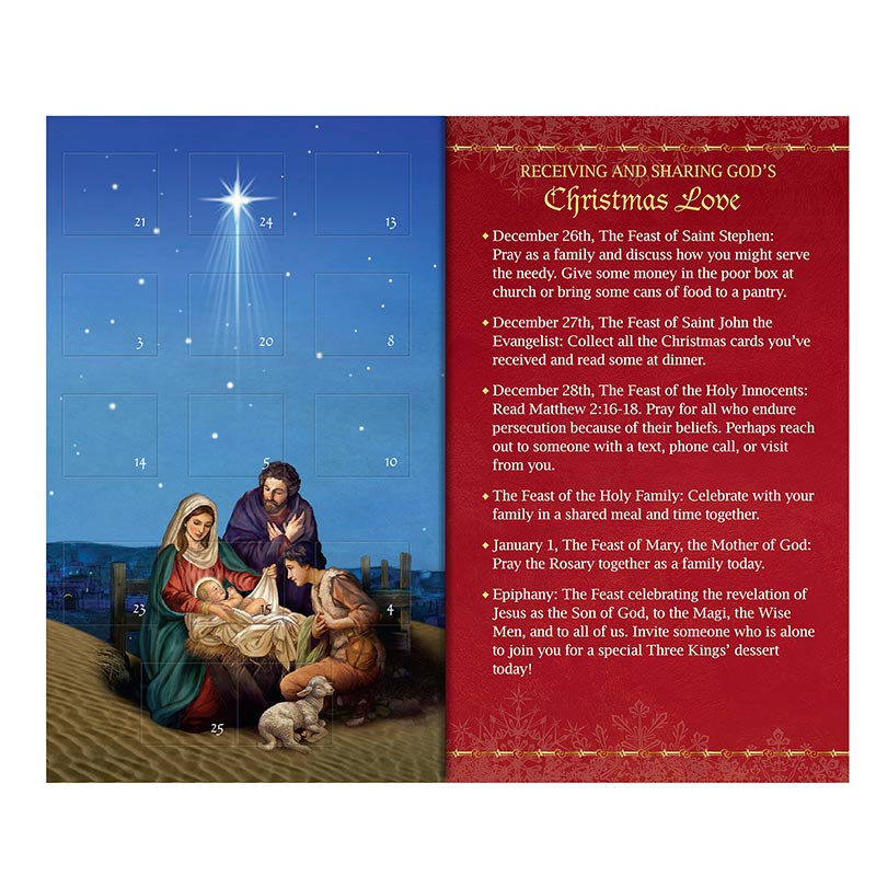 FREE Come To The Manger Advent Calendar Book