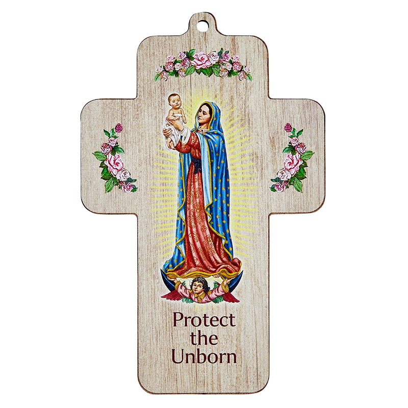 Our Lady Of Guadalupe Pro-Life Cross