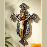 10" Calvary Sacred Heart Crucifix