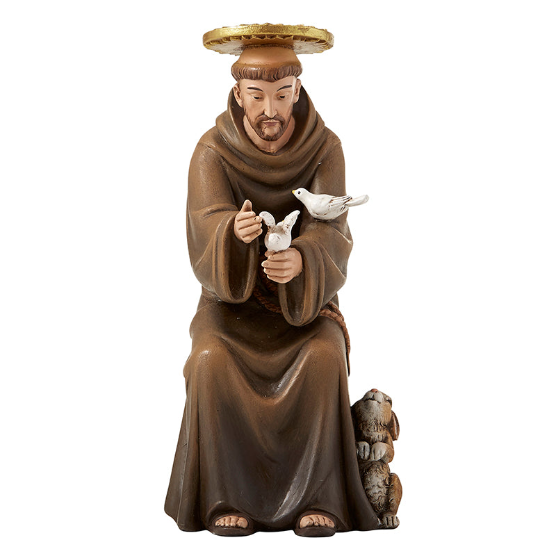6"H Saint Francis Figurine