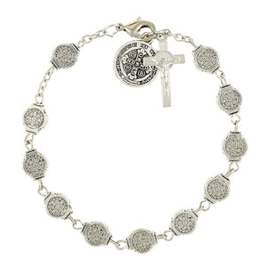 FREE St. Benedict Medals Rosary Bracelet