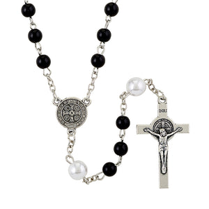 Saint Benedict Pearl Rosary
