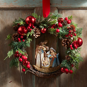 Nativity Wreath (FREE SHIPPING)