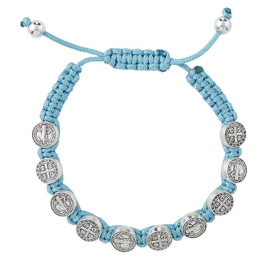 FREE St. Benedict Medals Turquoise Bracelet
