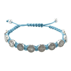 FREE St. Benedict Medals Turquoise Bracelet