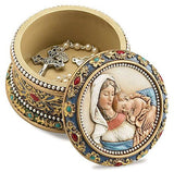 3.5" H Ave Maria Rosary Box