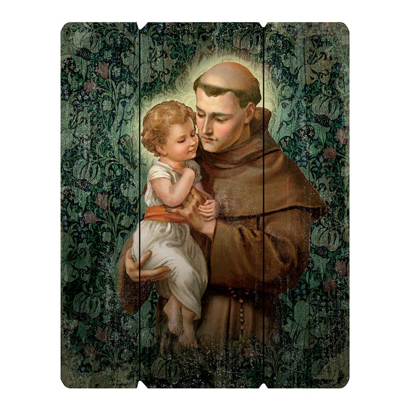 Saint Anthony - Wood Pallet Sign