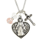 FREE Madonna with Heart Pendant