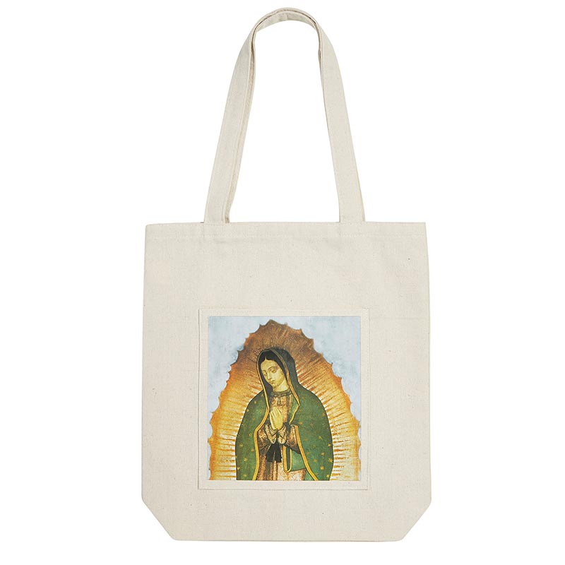 Our Lady of Guadalupe Tote Bag with Pocket