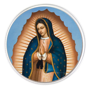 Our Lady of Guadalupe Rosary Tin Case