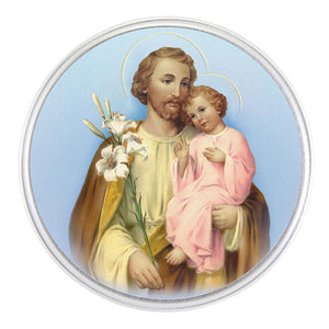 St. Joseph Rosary Tin Case