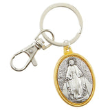 Our Lady of Grace Clip Key Ring