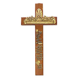12" Last Supper Cross Gold