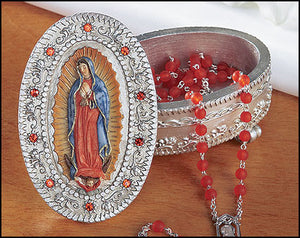 Guadalupe Rosary Box