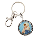 Mary, My Spiritual Mother Key Chain with Clip